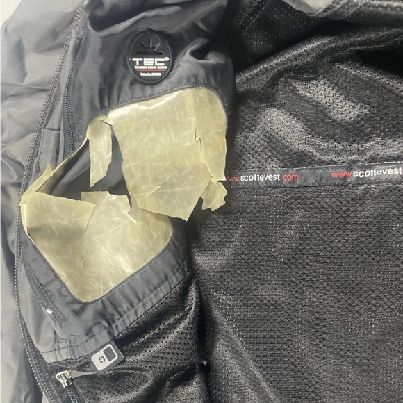 ScotteVest Jacket Size XL Gray Essential Utility TEC Packable Hood READ - Picture 6 of 9